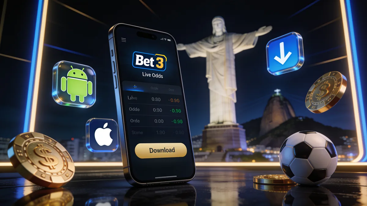 Aplicativo móvel — bet 3 no Brasil
