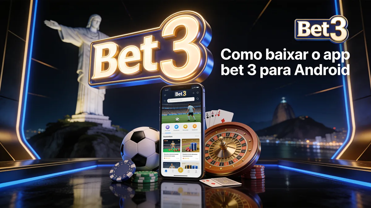 Como baixar o app bet 3 para Android para jogadores no Brasil